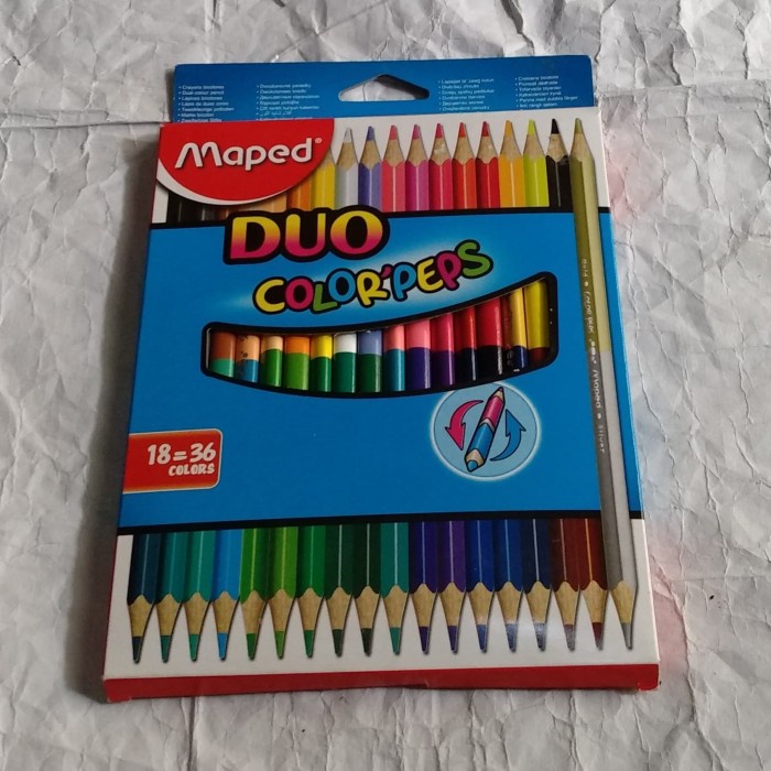 

Produk Pinsil Warna Duo Color'Peps Maped 18-36 Berkualitas