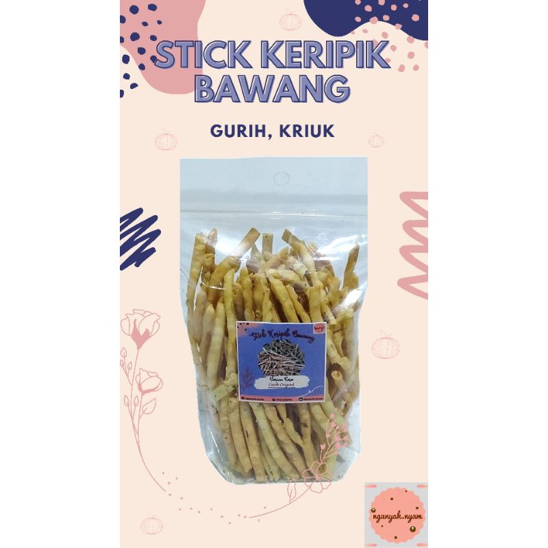 

STICK KERIPIK BAWANG / STICK PANGSIT / STICK BAWANG | Netto: 500 gr - 1 kg