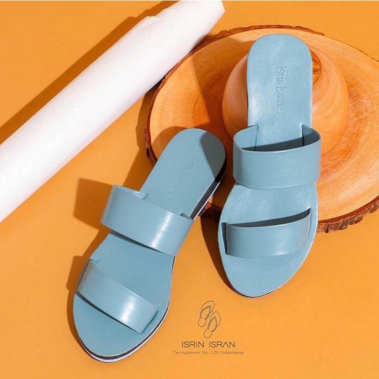 Sandal Wanita Terbaru 2021/isrin isran linea/sandal flip flop/isrin isran original 100% original