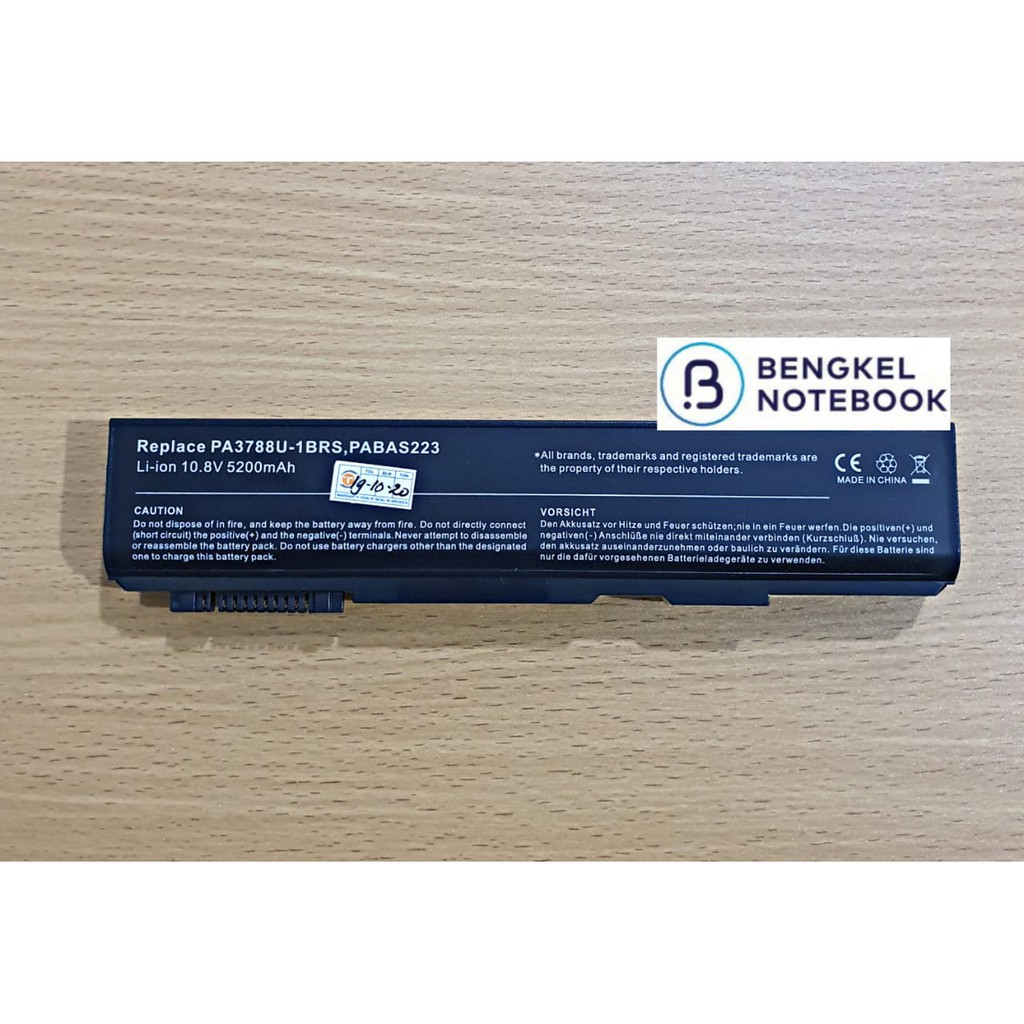 Baterai Toshiba B551/E B552/F B650/B B651 B550/B K40 K41 K45 K46