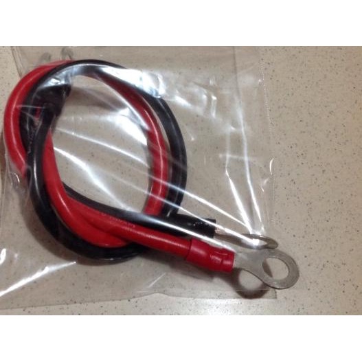 Kabel jumper Aki 2x 6mm, 30cm, NYAF Eterna