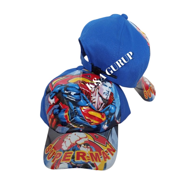 Topi Baseball Anak Laki Laki Superhero/ Topi Anak Laki-Laki / Topi Anak Karakter