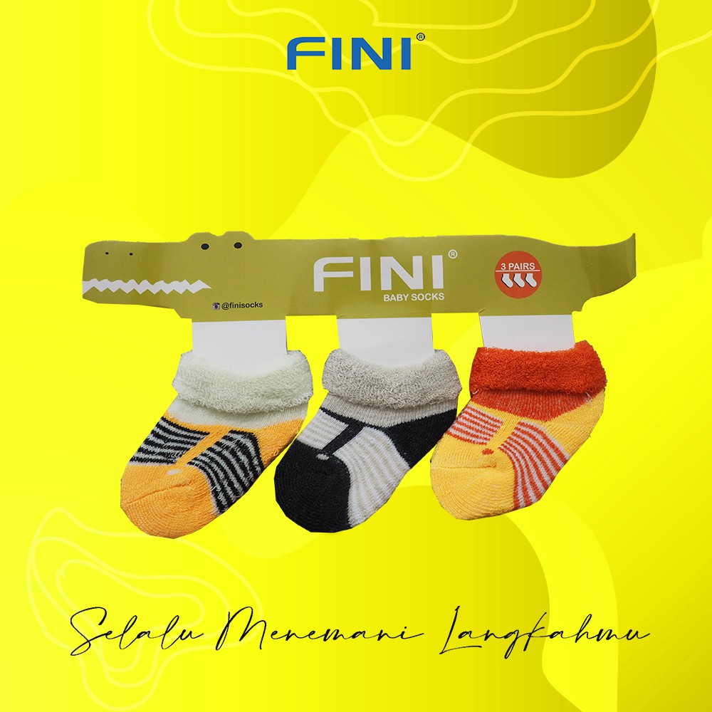  KAOS  KAKI  BAYI  3PC MODEL HANDUK FINI 04 HARGA  PER 3 