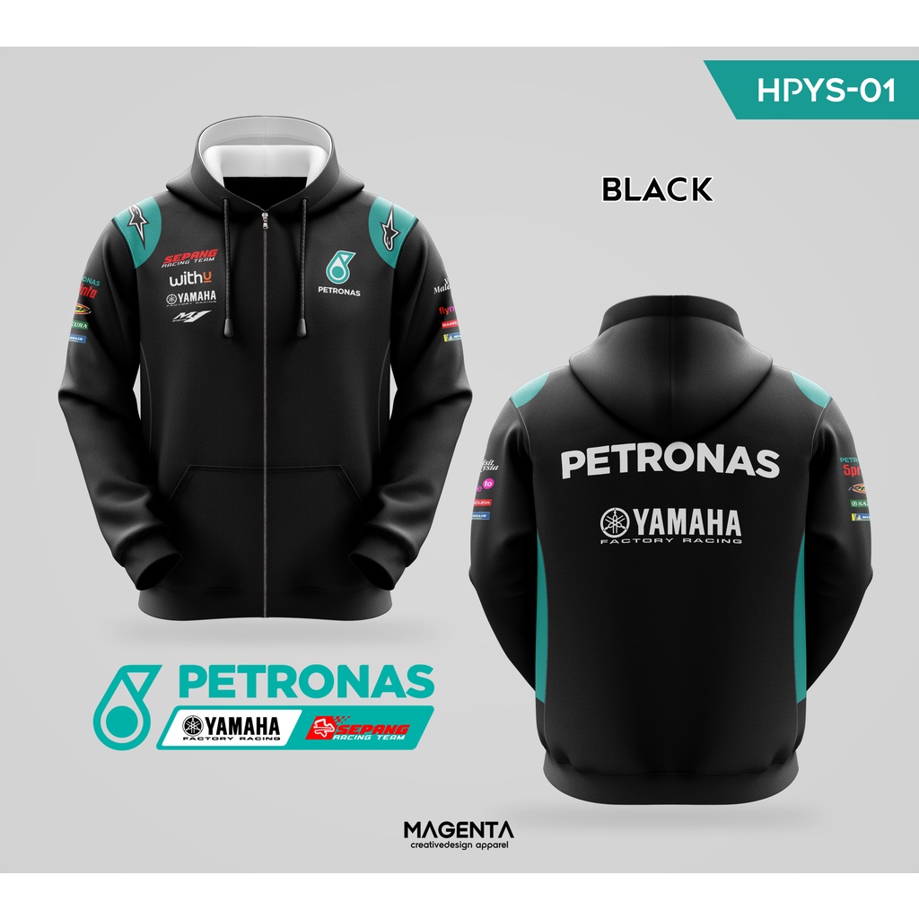 Jaket Hoodie Zipper MotoGP - Petronas Yamaha SRT