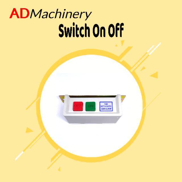 SWITCH/ SAKLAR ON OFF MESIN JAHIT
