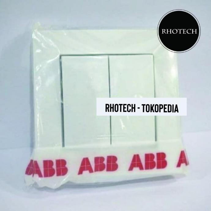 Berkualitas Saklar 2 Gang Abb Tipe Tone // Saklar 2 Gang Promo