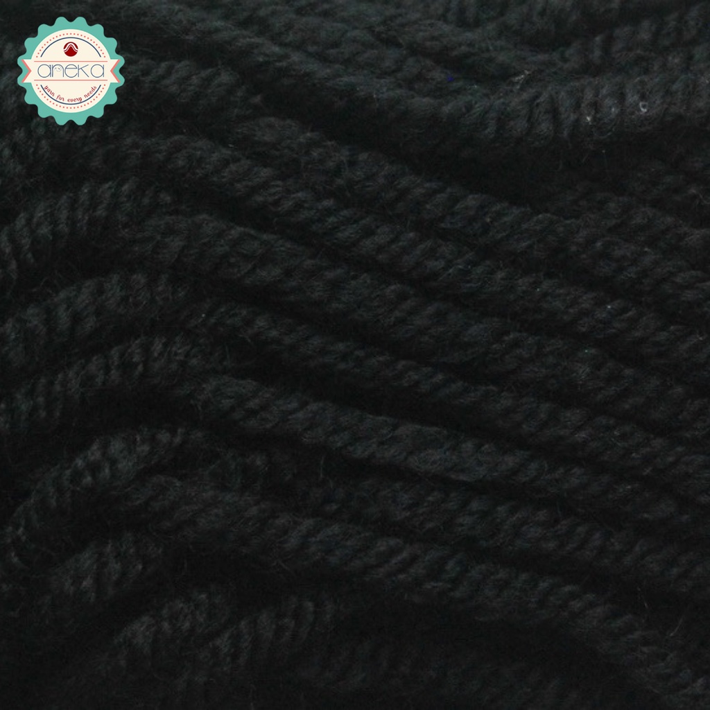 Benang Rajut Karpet Dahlia / Carpet Yarn - 1920 ( Hitam )