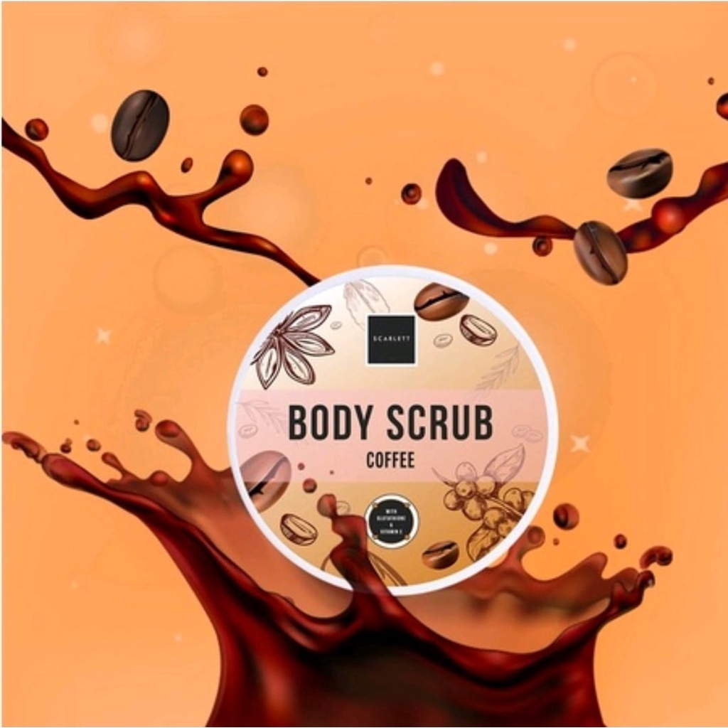 SCARLETT Whitening Body Scrub Original by Felicya Angelista