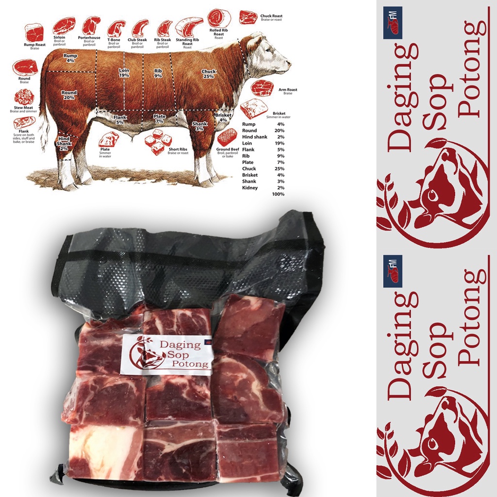 

Daging Sop Potong 500gr