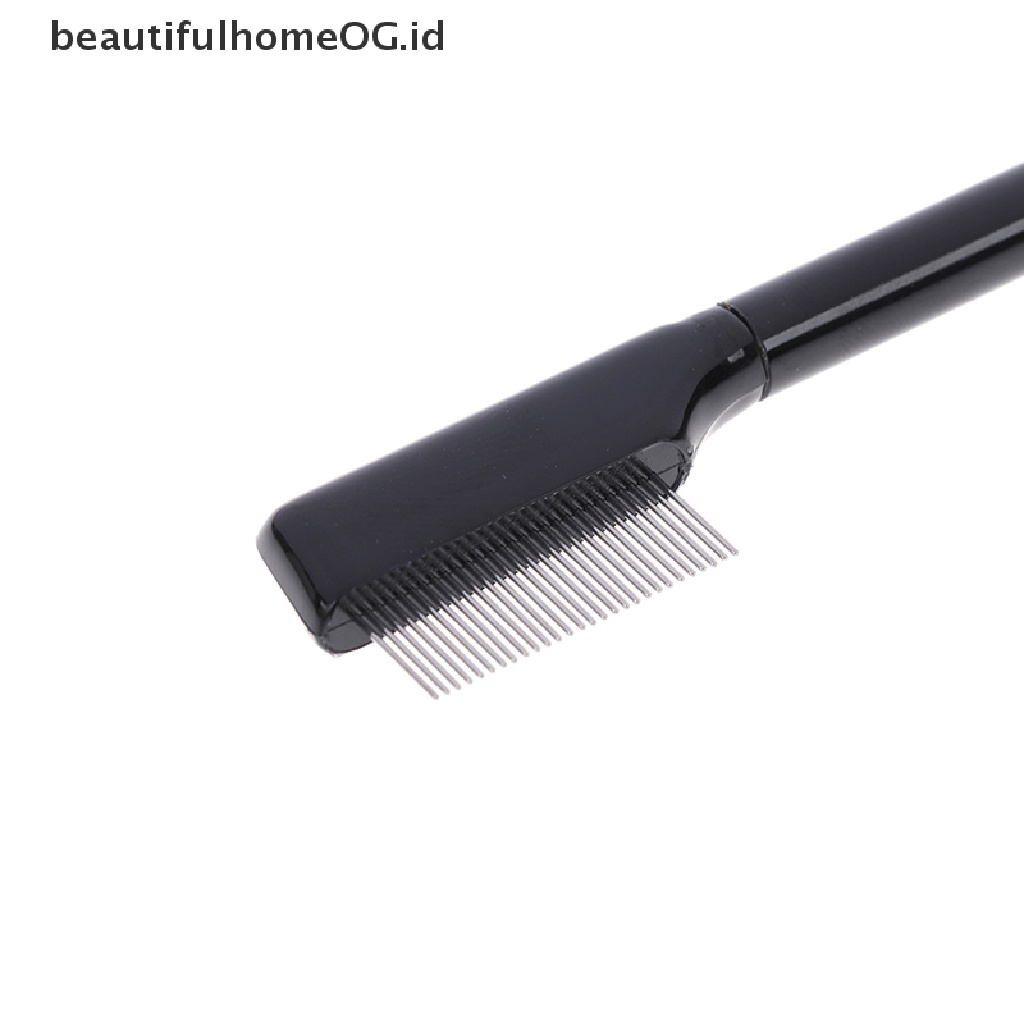 1 Pc Brush Sisir Extension Bulu Mata Alis Bahan Logam Baja Untuk Alat Makeup