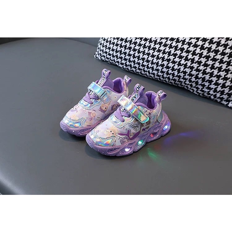 LID3010 Sepatu Sport Anak Perempuan Casual Bayi Dengan Lampu- Your Affordable Quality!