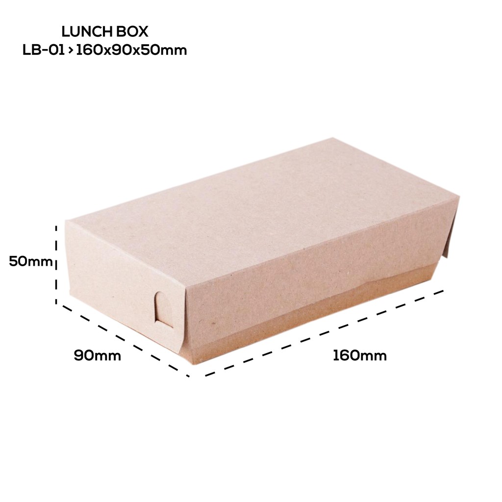 Paper Lunch Box Medium Lunch Box Medium (LB1K2-Laminasi)