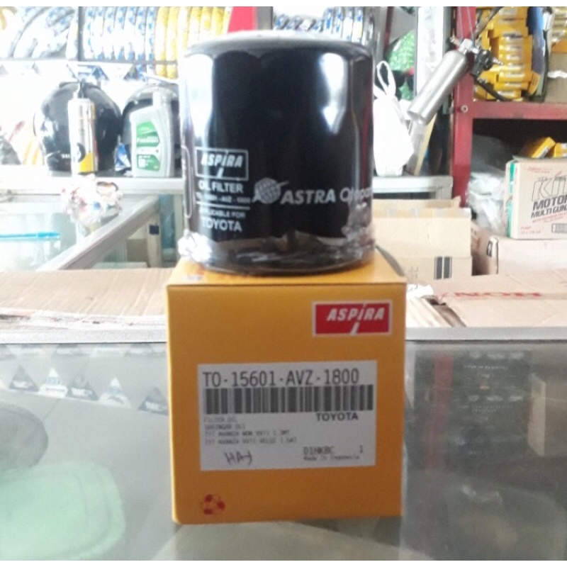 FILTER OLI AVANZA RUSH AGYA CALYA ALL NEW AVANZA VELOZ TO-15601-AVZ-180 ASPIRA ORIGINAL