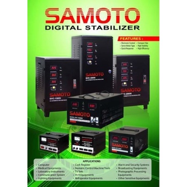 Stabilizer AVR SAMOTO SVC-500VA Stavol Soft Start GARANSI RESMI