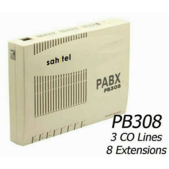 Mesin PABX SAHITEL PB-308~3line+8ext#pabx rumah/kantoran#GARANSI RESMI