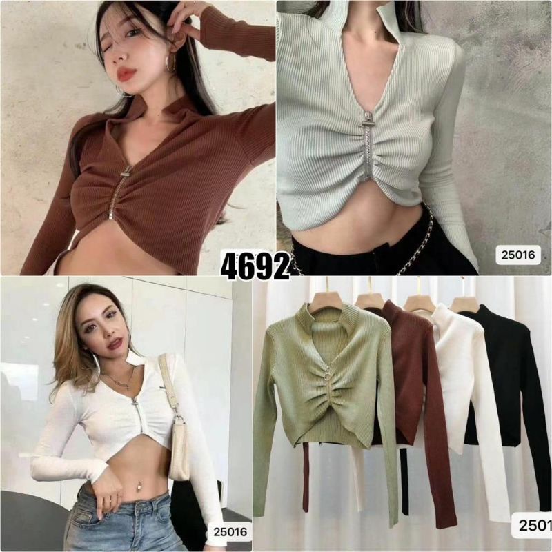 krop top rajut Bkk import