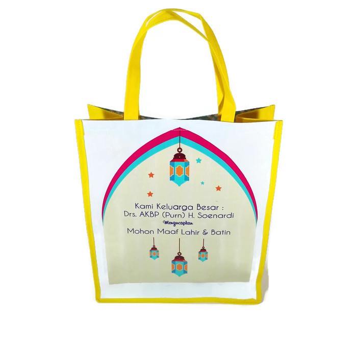 Tas Lebaran Custom Murah Tas Parcel Lebaran Oleh Oleh Haji Umroh  Keluarga Perusahaan Goodie Bag Lebaran idul adha  Colorful Terlaris