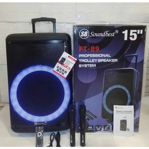 Speaker Portable Sound Best FT89 15 Inch