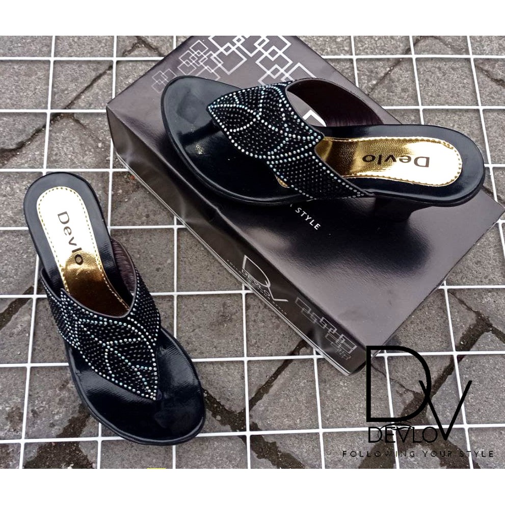 High Heels Wanita Slop Original Sandal Wanita Terbaru