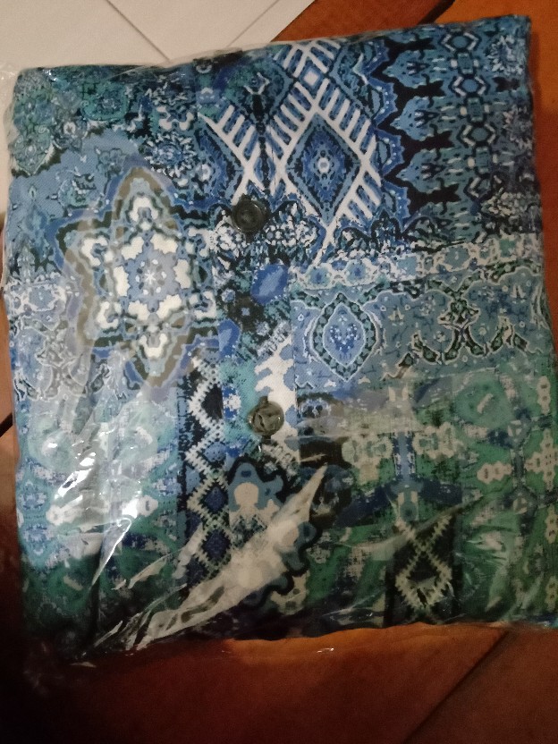 Atasan Kemeja Wanita Motif Batik (vh02 Ethnic Shirt)