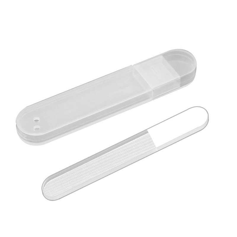WJ889 (Dapat Box) Crystal Glass Nail Files Manicure Perawatan Kuku