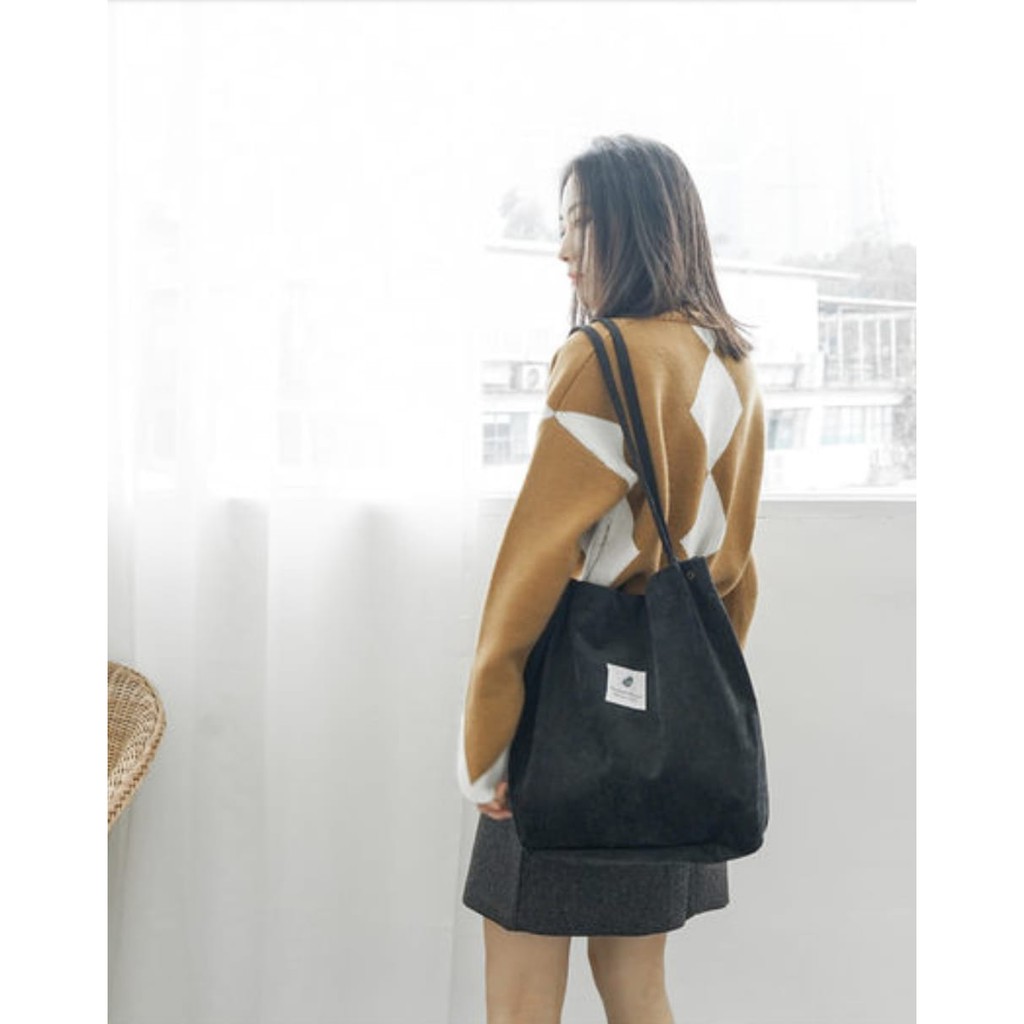 ☛TK☚ W056 Tas ToteBag Belanja Wanita Tote Bag Fashion Korea Import Murah