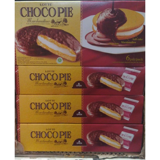 

Chocopie isi 6 (168 gram)