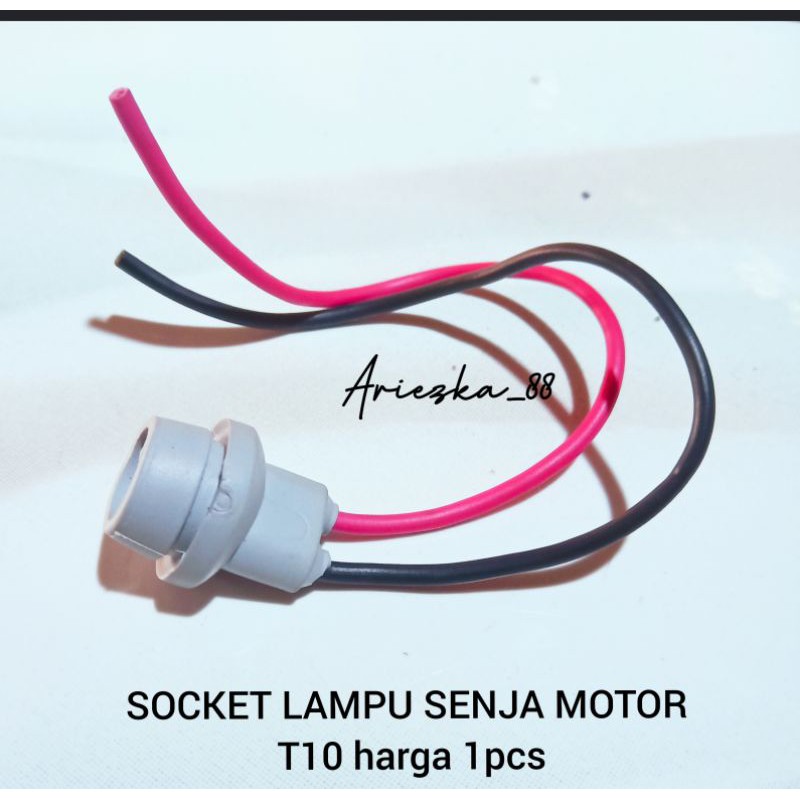 Fiting Viting Lampu Kota Motor Mio | Soket lampu senja motor  T10