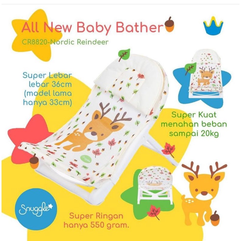 Snuggle Super Baby Bather dari Crown Baby Care / baby bather