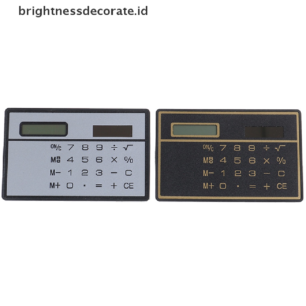 [birth] Mini Calculator Credit Card Size Stealth School Cheating Pocket Size 8 Digit [ID]