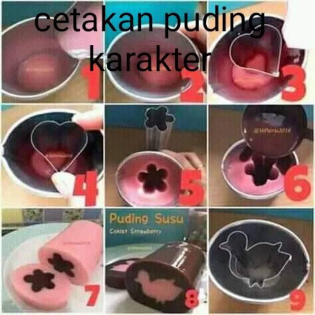 Cetakan puding karakter