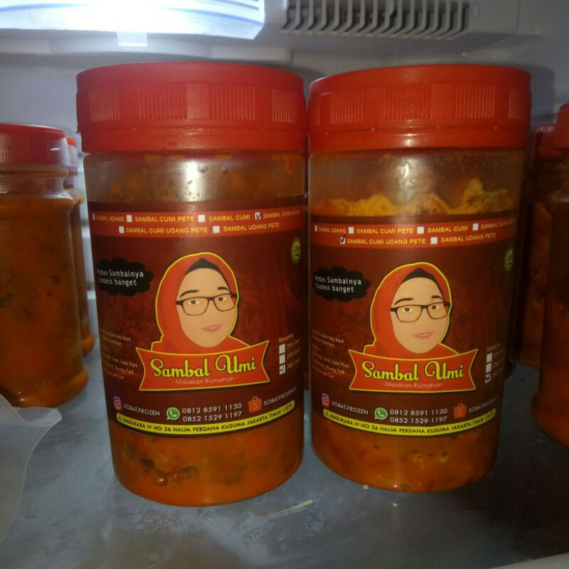 

Sambal cumi dan Sambal Udang 300 gram