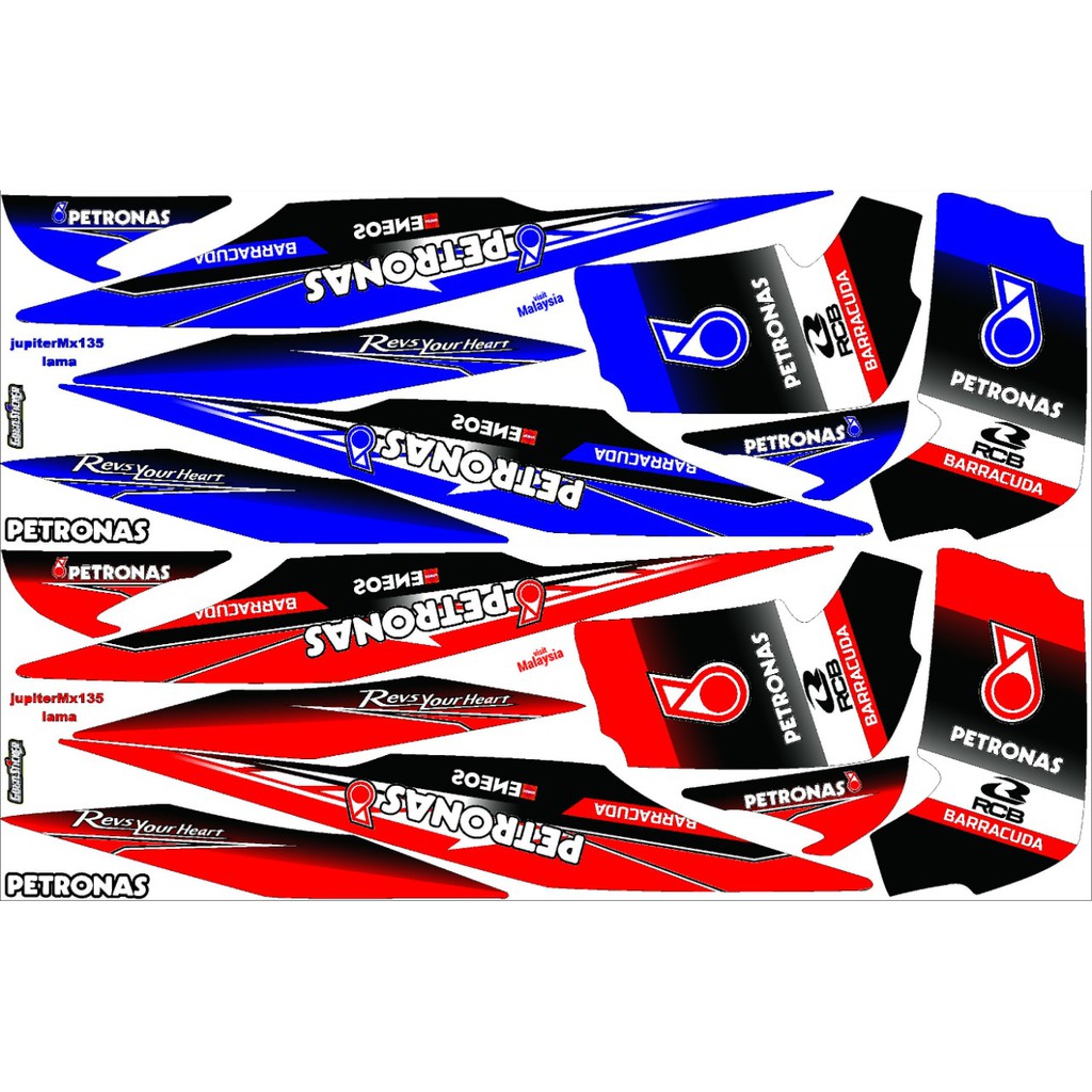 striping jupiter mx 135 lama / mx old petronas