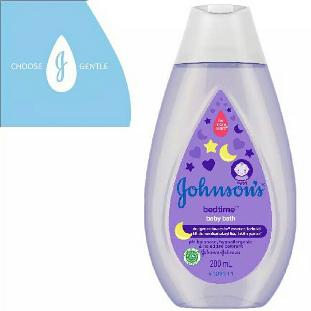 Johnson's Baby Bedtime Bath 200ml [ Ungu ]