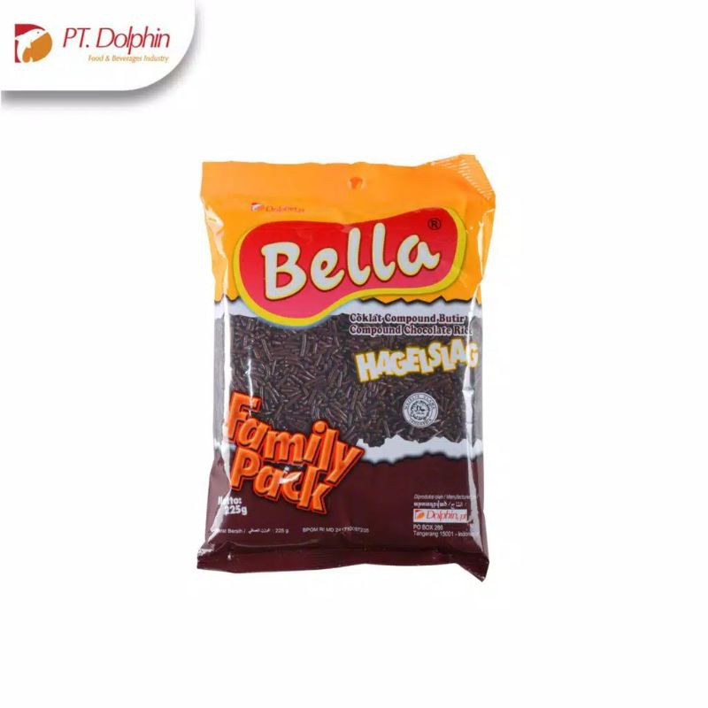 

Bella Compound Chocolate Rice (Meises Coklat) 225 gr