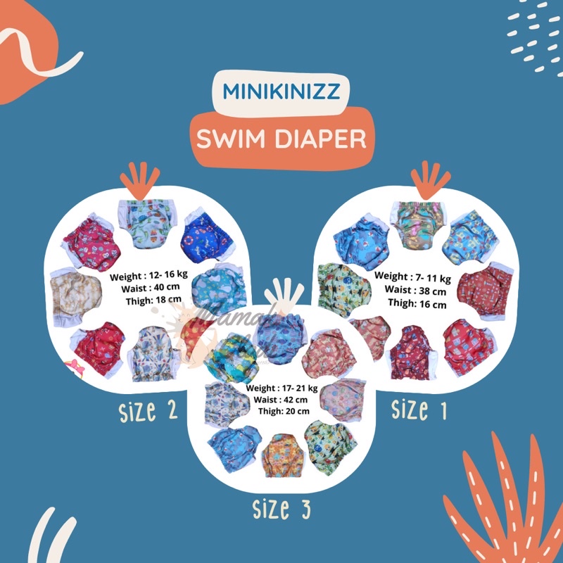 SWIM DIAPER MINIKINIZZ