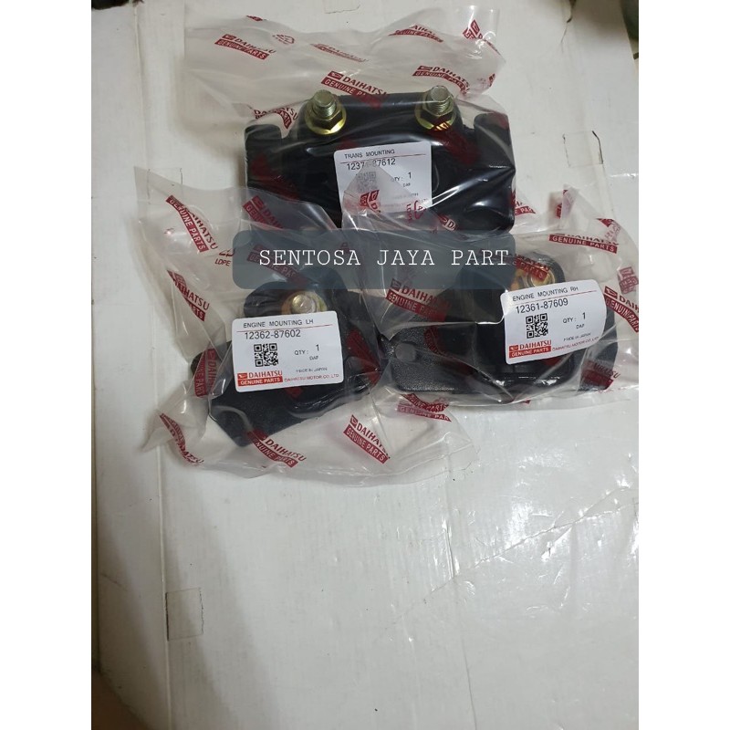 ENGINE MOUNTING TARUNA DEPAN BELAKANG 1SET 3PC ORIGINAL