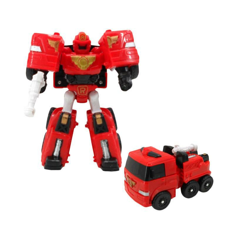 Mainan Robot Mini R Berubah Jadi Mobil Pemadam Kebakaran