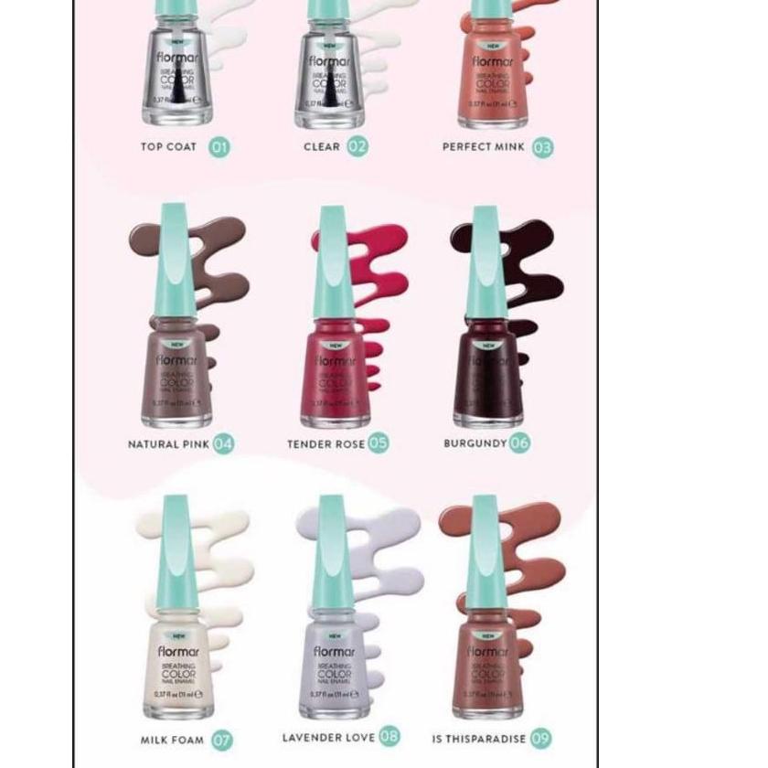 ➣ Flormar Breathing Color Nail Enamel | Breathable Nail Polish Wudhu Friendly ♬