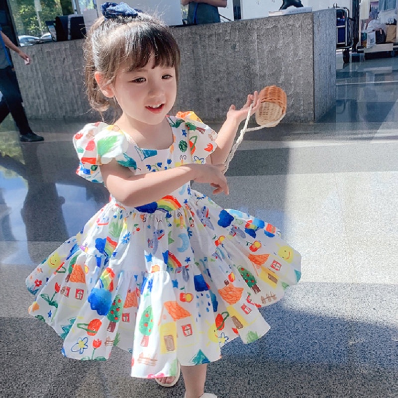 HappyOliver DRESS BEATRIX ML58931 EBV Baju Dress Anak Perempuan Import/Dress Bayi Perempuan/Gaun Bayi Perempuan/Dress Pesta/Dress Bayi