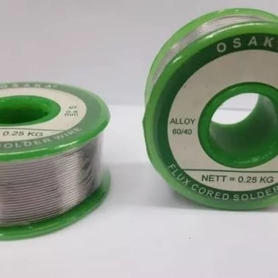 TIMAH GULUNG SOLDER 10METER 60/40 0.8MM Tenol Elektronik