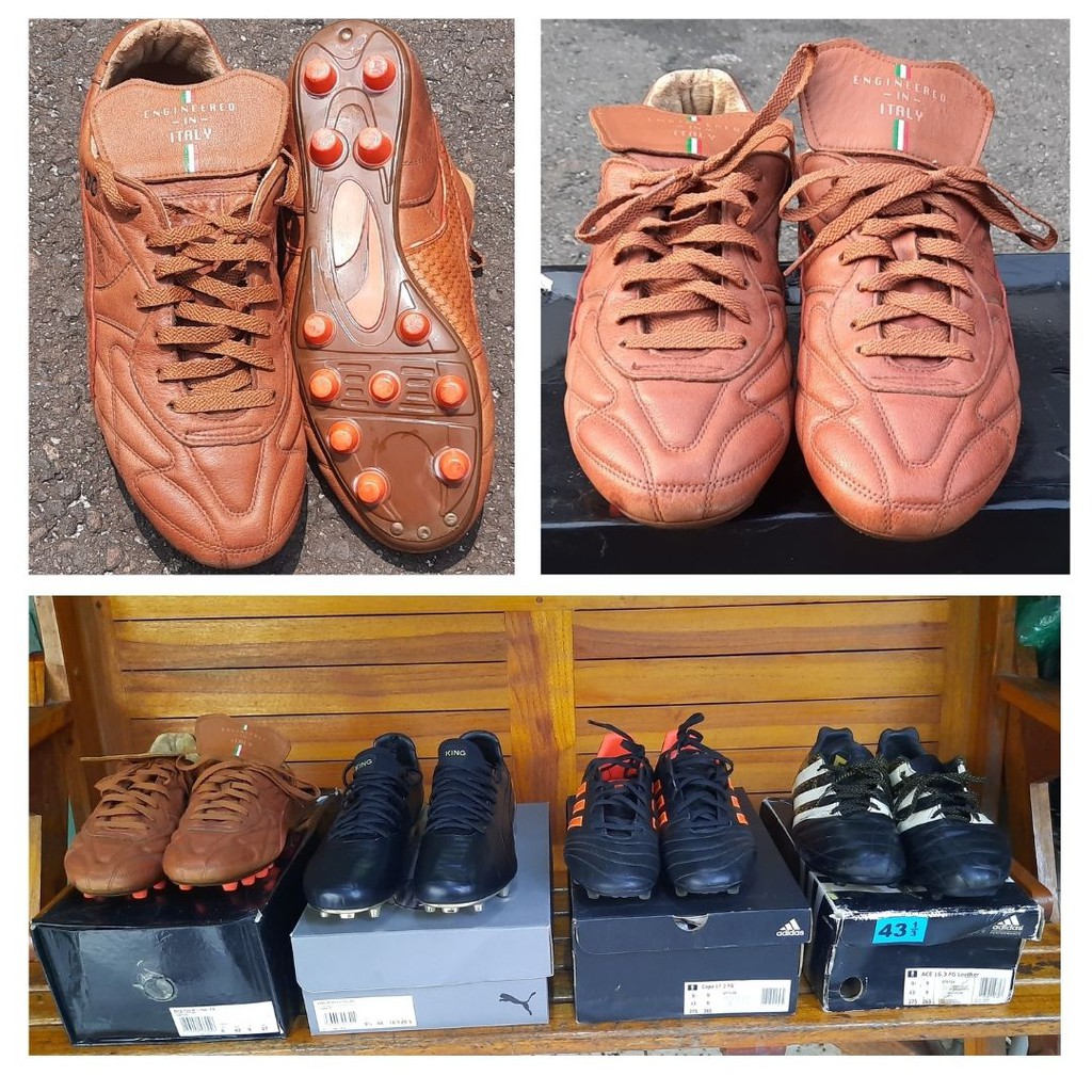 Sepatu Bola Kolektor PUMA KING Original Kulit 101113