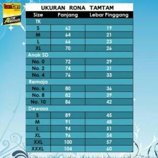  Rok  Celana  Tamtam Drill Outdoor Pramuka  RONA 