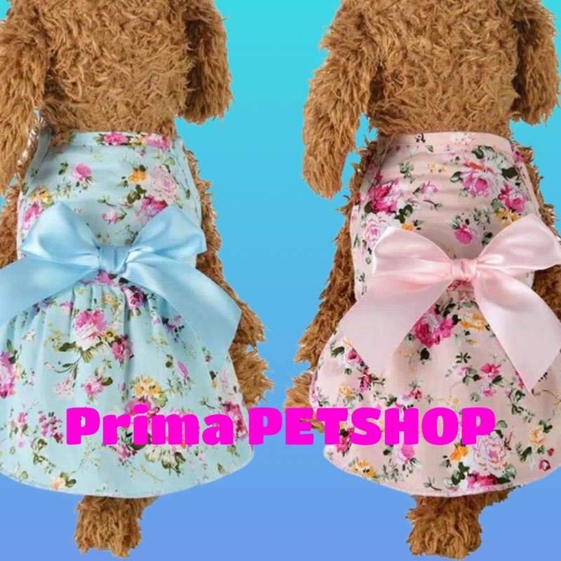 BAJU PAKAIAN DRESS KUCING DAN ANJING MODEL MUSIM PANAS