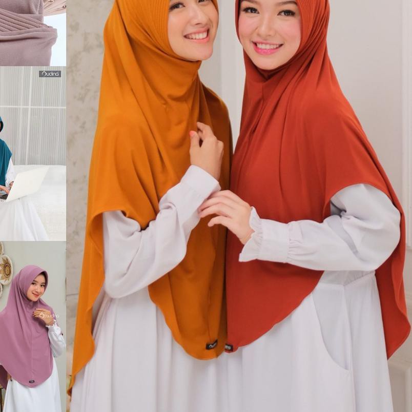 ✦ RAFINA Bergo ORI AUDINA Hijab / PET ANTEM/ jilbab khimar Jersey Premium ⅎ