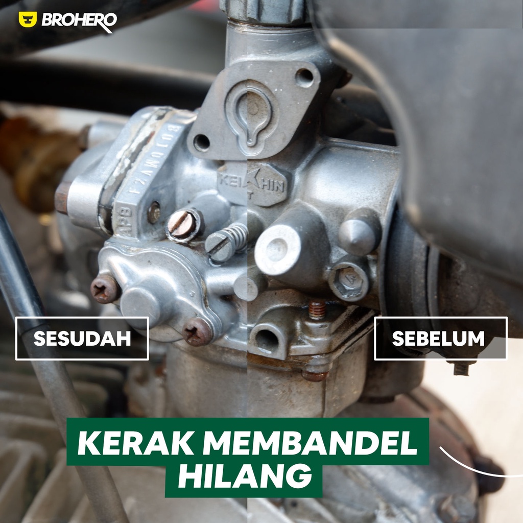 Pembersih Mesin Motor Mobil / Engine Degreaser Untuk Kerak Karat &amp; oli by Brohero