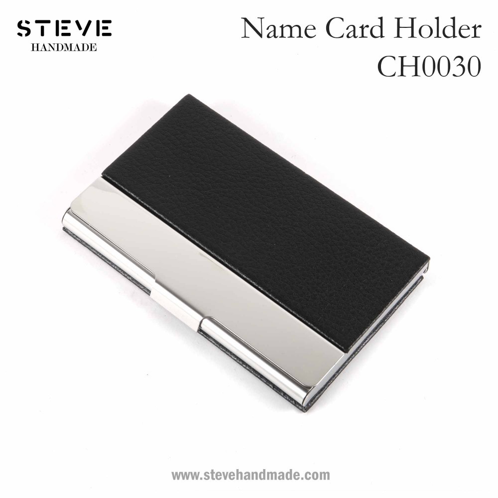 Tempat Kartu Nama Name Card Holder Dompet Kartu Kredit Credit Card Wallet CH0030 Custom Nama &amp; Logo