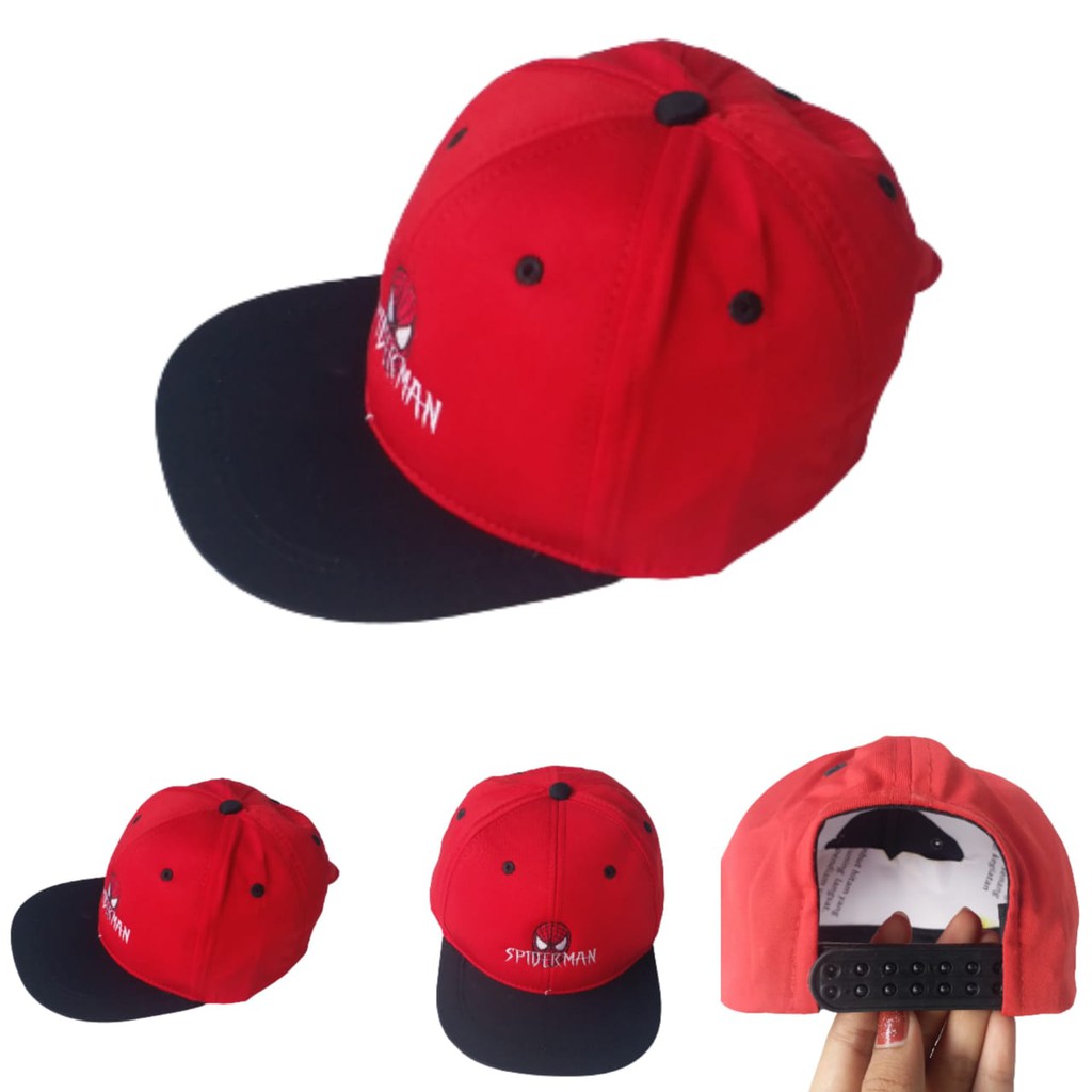 Plazababyku TOPI BASEBALL Topi Anak Lucu Model Superhero Usia 2 Sampai 6 Tahun Kualitas Terbaik