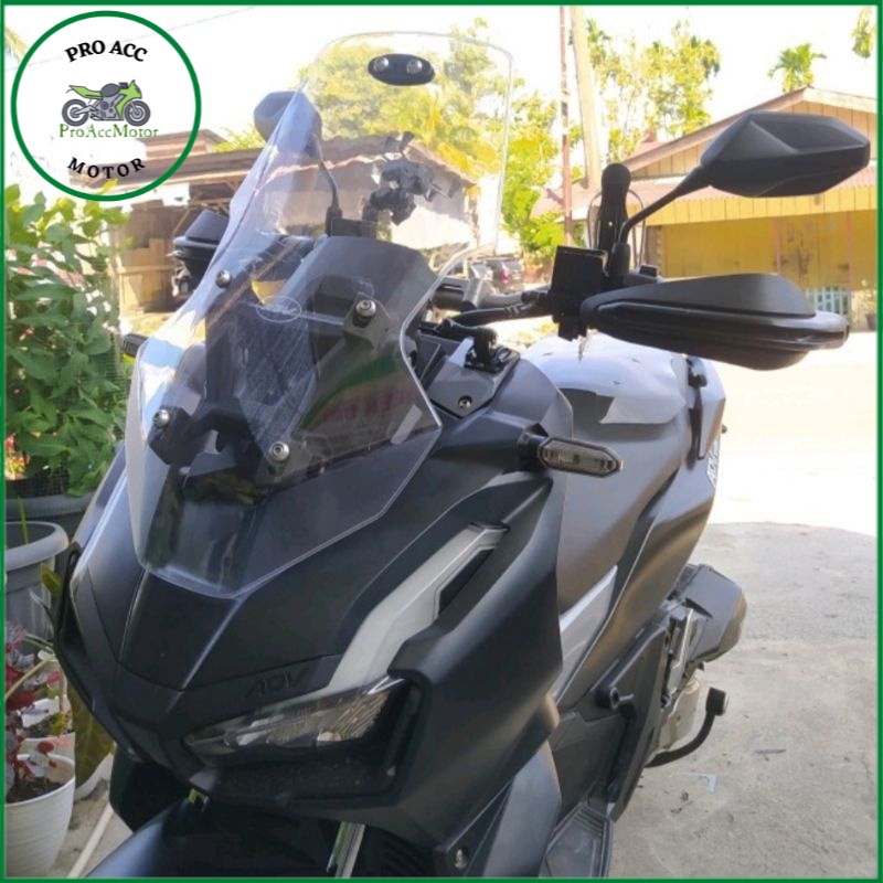 Windshield ADV 160 Visor ADV 160 Model Tinggi Smoke YDP