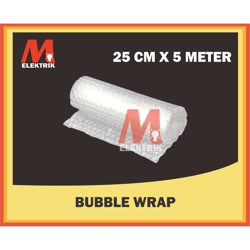 

(5 Meter) JUAL MURAH!!! Plastik Bubblewrap Bubble Wrap Packing 5m X 25 Cm Onlie Shop PACKING